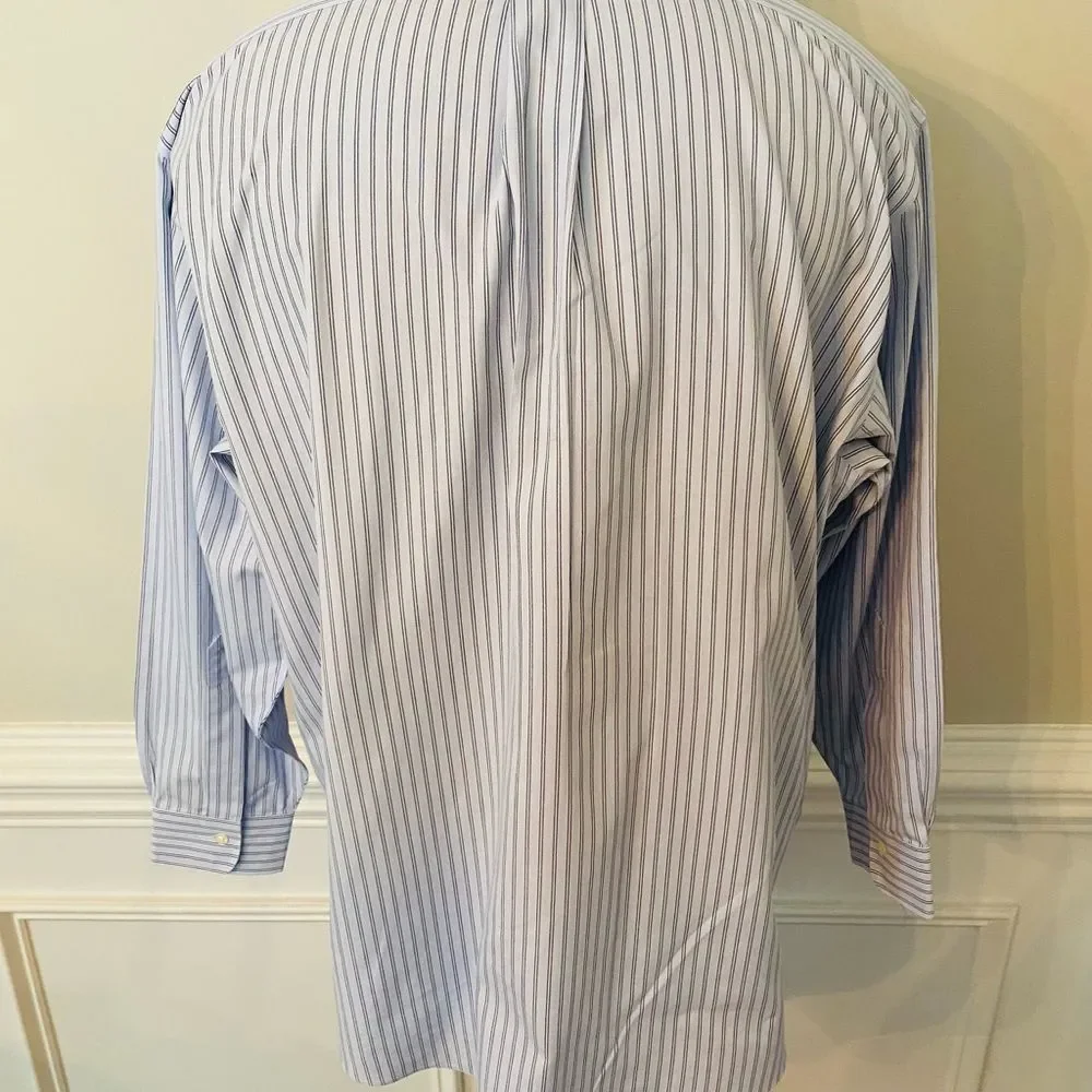 Alan Flusser Dress striped Shirt Button Down - Picture 2 of 14